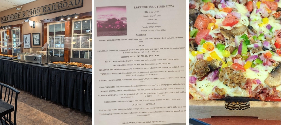 Lakeside Wood Fire Pizza Menu