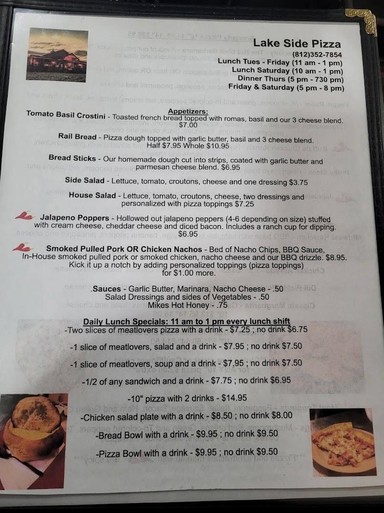 Lakeside Wood Fire Pizza Menu image 2